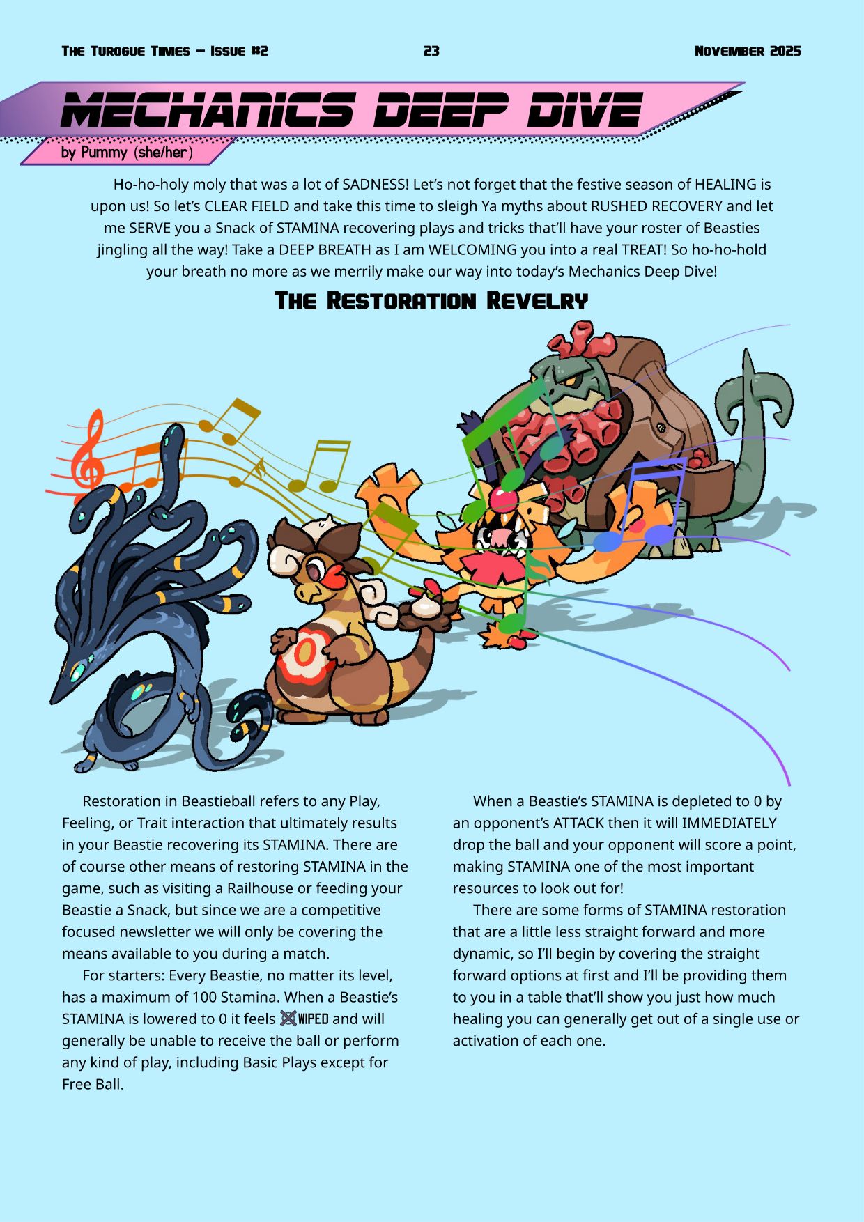 Page 23. Healing mechanics deep dive by Pummy